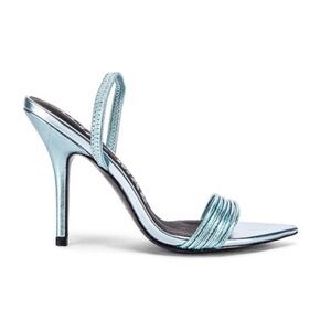 Alias Mae Revolve Xanthe Heel‎ in Metallic Blue Leather 40